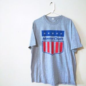 Mastercraft Motorcycle Mens Tee Sz L